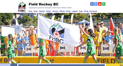 Desktop Screenshot of fieldhockeybc.com